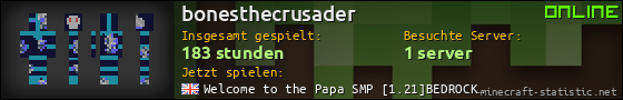 Benutzerleisten 560x90 für bonesthecrusader