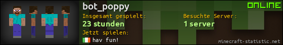 Benutzerleisten 560x90 für bot_poppy