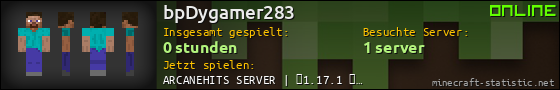 Benutzerleisten 560x90 für bpDygamer283