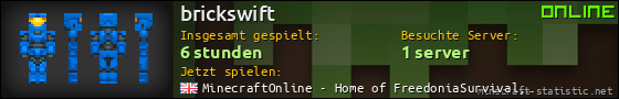 Benutzerleisten 560x90 für brickswift