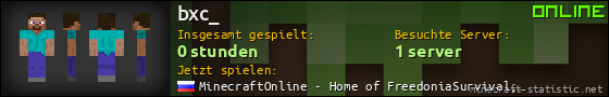 Benutzerleisten 560x90 für bxc_