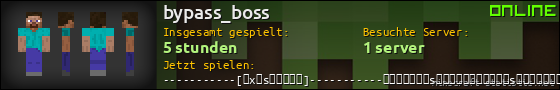 Benutzerleisten 560x90 für bypass_boss