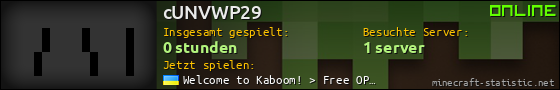 Benutzerleisten 560x90 für cUNVWP29