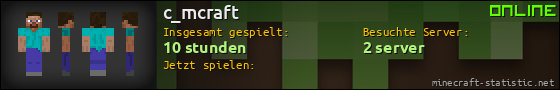 Benutzerleisten 560x90 für c_mcraft