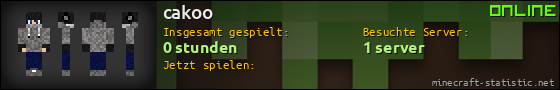 Benutzerleisten 560x90 für cakoo