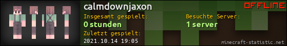 Benutzerleisten 560x90 für calmdownjaxon