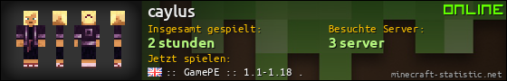 Benutzerleisten 560x90 für caylus