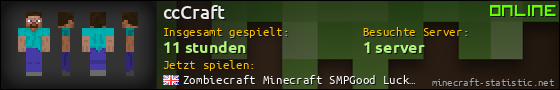 Benutzerleisten 560x90 für ccCraft