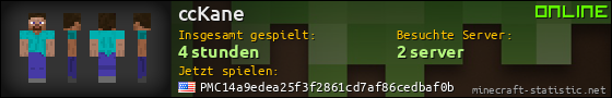 Benutzerleisten 560x90 für ccKane
