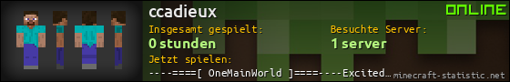 Benutzerleisten 560x90 für ccadieux