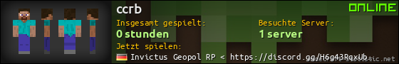 Benutzerleisten 560x90 für ccrb