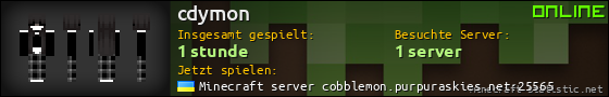 Benutzerleisten 560x90 für cdymon