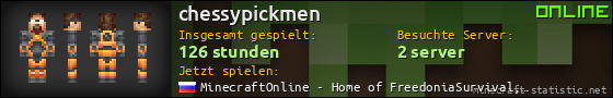 Benutzerleisten 560x90 für chessypickmen