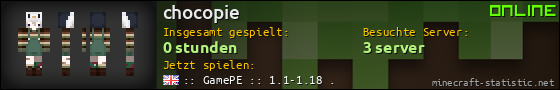 Benutzerleisten 560x90 für chocopie