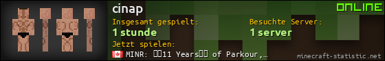 Benutzerleisten 560x90 für cinap
