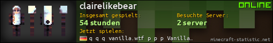 Benutzerleisten 560x90 für clairelikebear