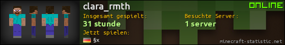 Benutzerleisten 560x90 für clara_rmth