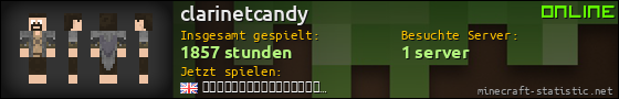 Benutzerleisten 560x90 für clarinetcandy