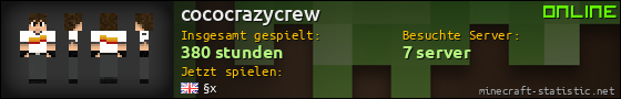 Benutzerleisten 560x90 für cococrazycrew