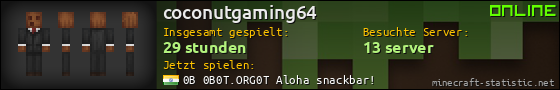 Benutzerleisten 560x90 für coconutgaming64