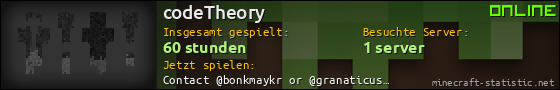 Benutzerleisten 560x90 für codeTheory
