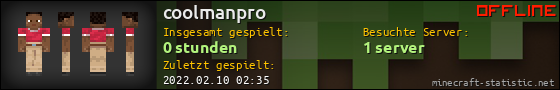 Benutzerleisten 560x90 für coolmanpro