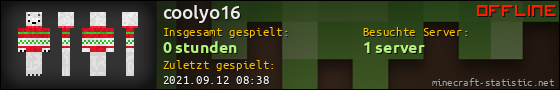 Benutzerleisten 560x90 für coolyo16