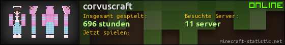 Benutzerleisten 560x90 für corvuscraft