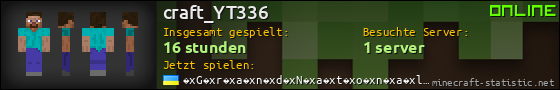 Benutzerleisten 560x90 für craft_YT336