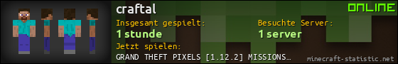 Benutzerleisten 560x90 für craftal