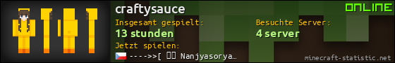 Benutzerleisten 560x90 für craftysauce