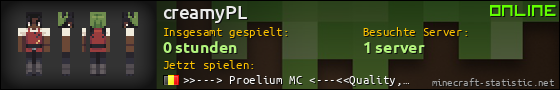 Benutzerleisten 560x90 für creamyPL