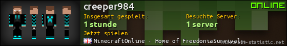 Benutzerleisten 560x90 für creeper984