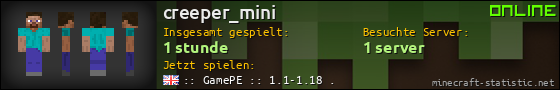 Benutzerleisten 560x90 für creeper_mini