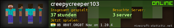 Benutzerleisten 560x90 für creepycreeper103