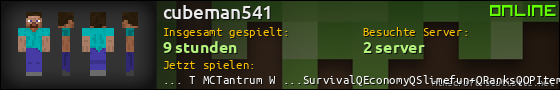 Benutzerleisten 560x90 für cubeman541