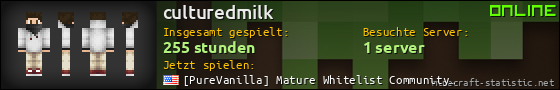 Benutzerleisten 560x90 für culturedmilk