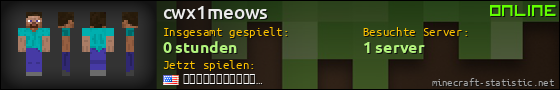 Benutzerleisten 560x90 für cwx1meows