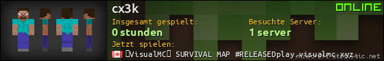Benutzerleisten 560x90 für cx3k
