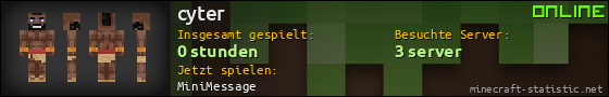 Benutzerleisten 560x90 für cyter