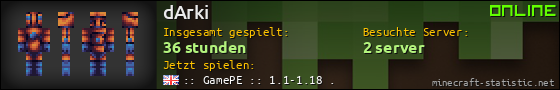 Benutzerleisten 560x90 für dArki