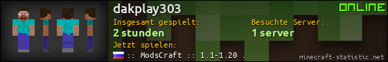 Benutzerleisten 560x90 für dakplay303