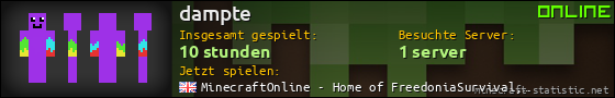 Benutzerleisten 560x90 für dampte