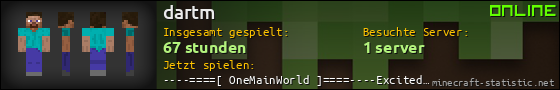 Benutzerleisten 560x90 für dartm