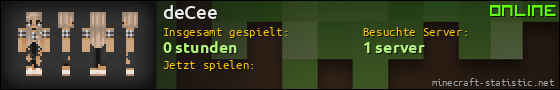 Benutzerleisten 560x90 für deCee