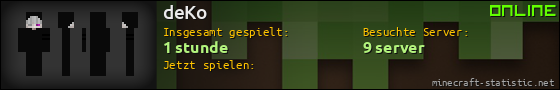 Benutzerleisten 560x90 für deKo