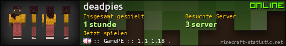 Benutzerleisten 560x90 für deadpies