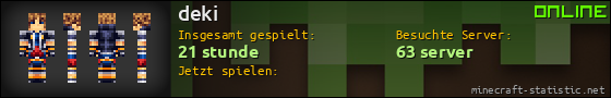 Benutzerleisten 560x90 für deki