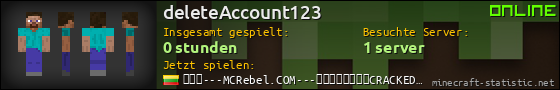 Benutzerleisten 560x90 für deleteAccount123