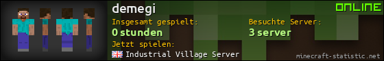 Benutzerleisten 560x90 für demegi